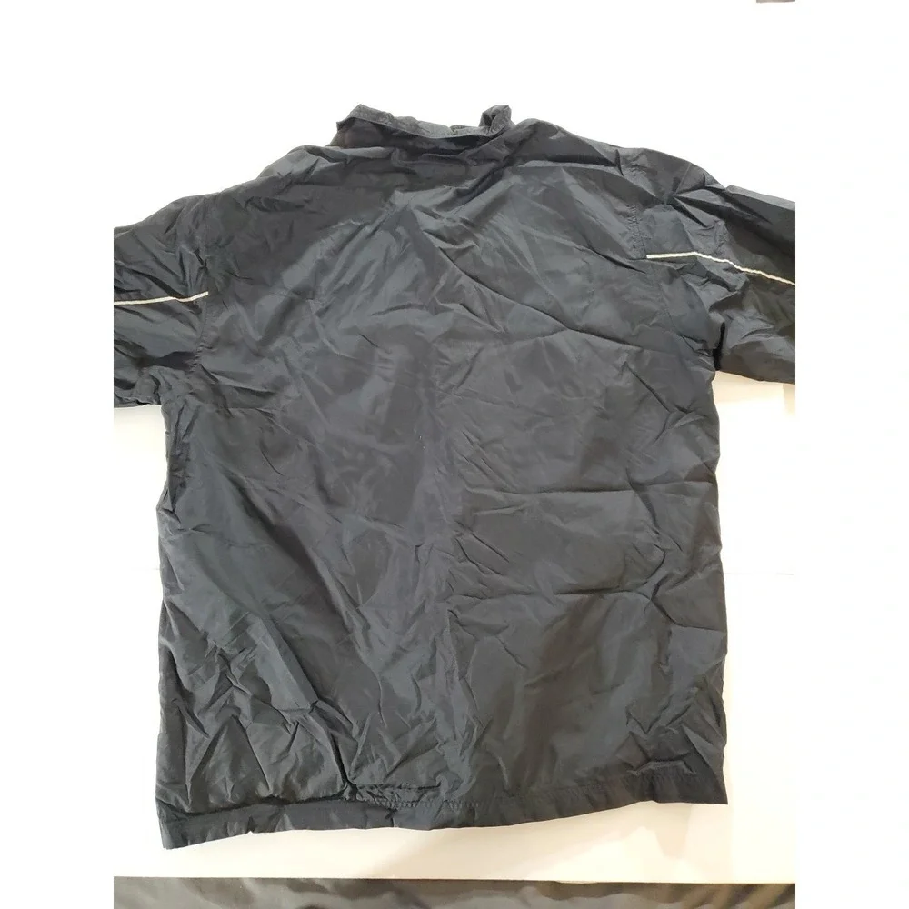 Vintage Nike Jacket‎ Size XL Black Track Windbreaker Zip Up Swoosh Athletic Y2K